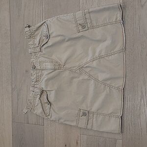 Ralph Lauren Polo Jeans Skirt Women's sz 10 Tan Cargo Mini Skirt